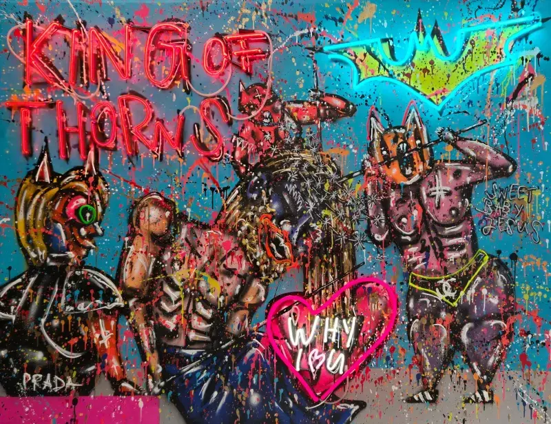 Яркий граффити-орёл Мерца: уличное искусство в стенах Бундестага