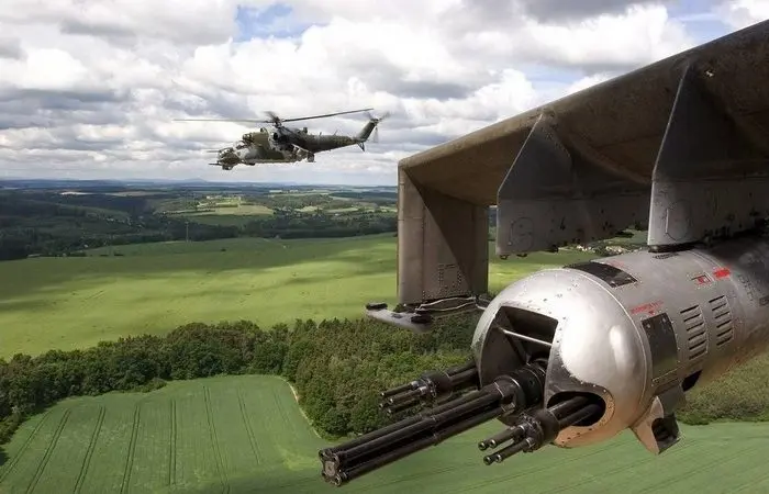 ГШГ-7.62: Четырехствольный «газовый» пулемёт для вертолётов