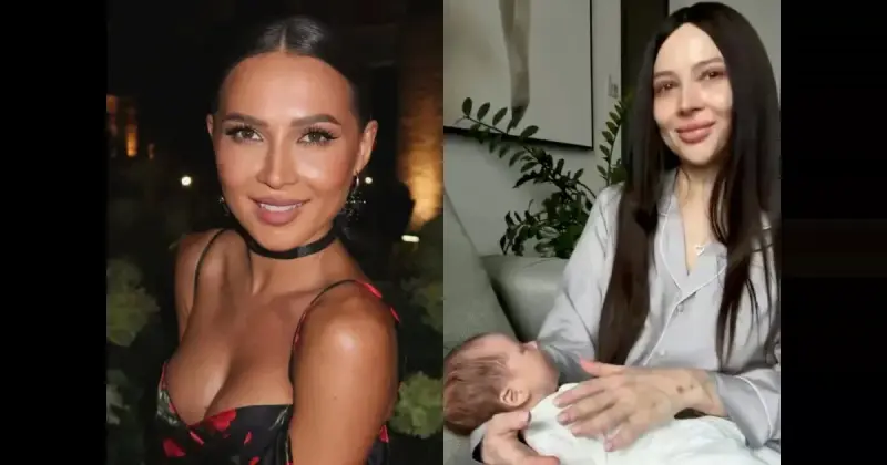 Лерчек в парике держит на руках сына: как блогерша борется с раком