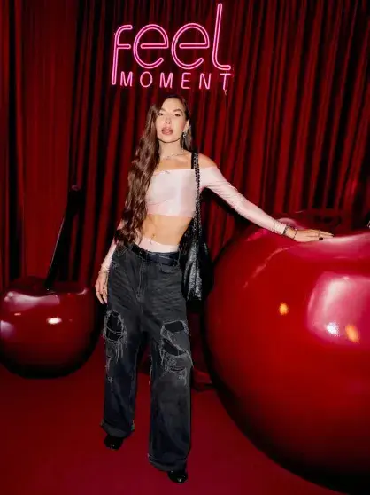 Розовый гламур: звёзды на презентации косметического бренда Feel Moment