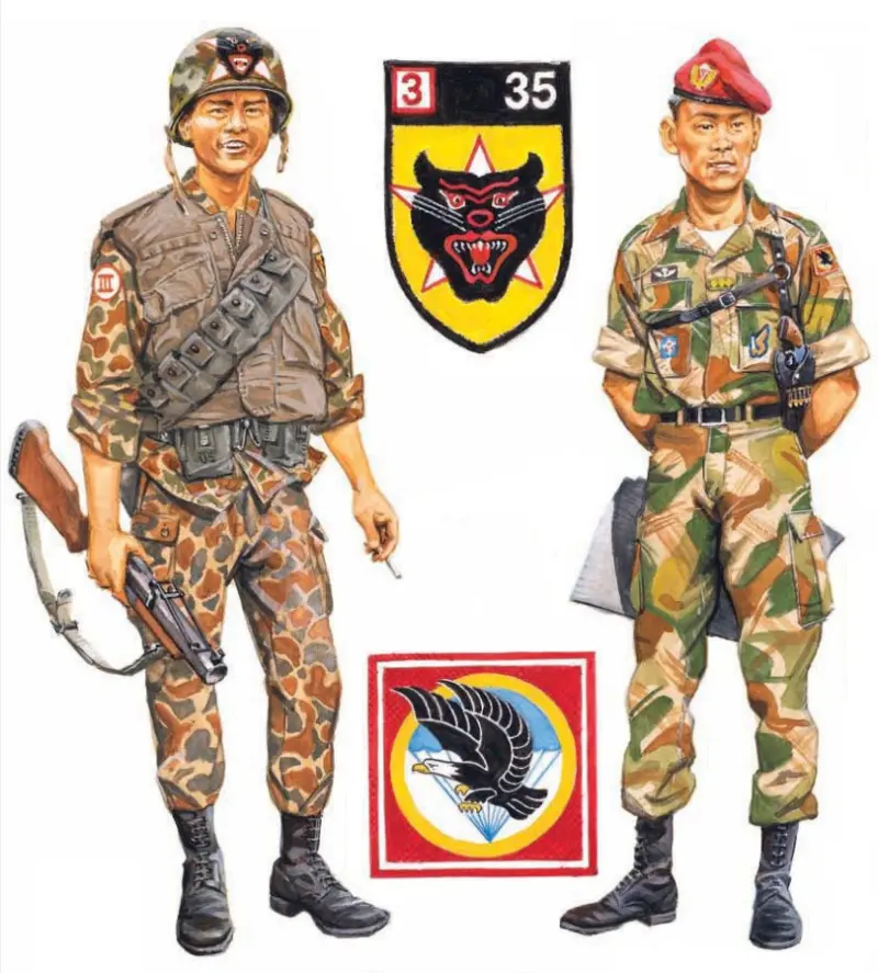 Армии Северного и Южного Вьетнама в фотографиях