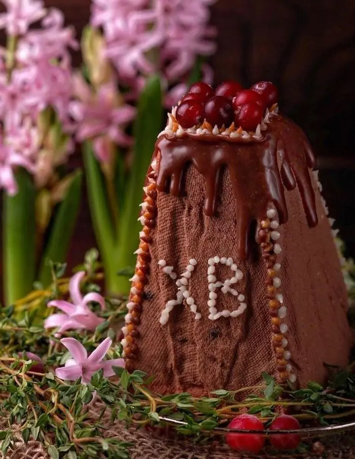 Шоколадная творожная пасха: два восхитительных рецепта