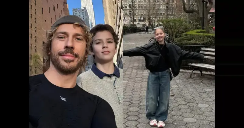 Семейные каникулы в большом городе: Галкин и дети Пугачёвой гуляют по Нью-Йорку