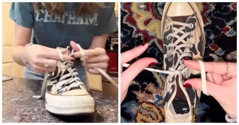 Как завязать шнурки за пару секунд: простой лайфхак