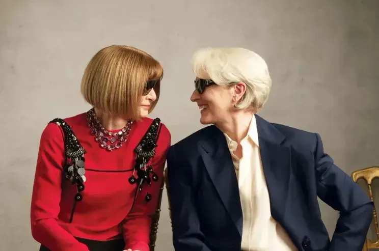 Легенды встретились: Стрип и Винтур вместе на обложке Vogue