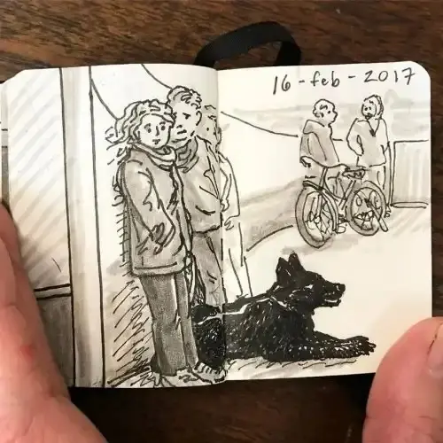 Зарисовки в пути: как художница превратила поездку на паром в творческий проект