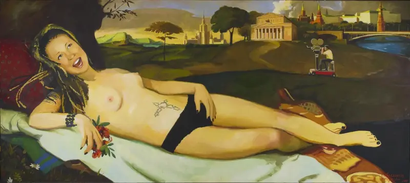 Лера-Венера картина Виноградов Дубосарский постсоветское искусство