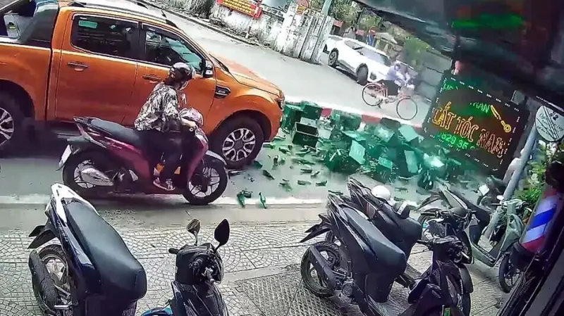 Пивной апокалипсис на дороге