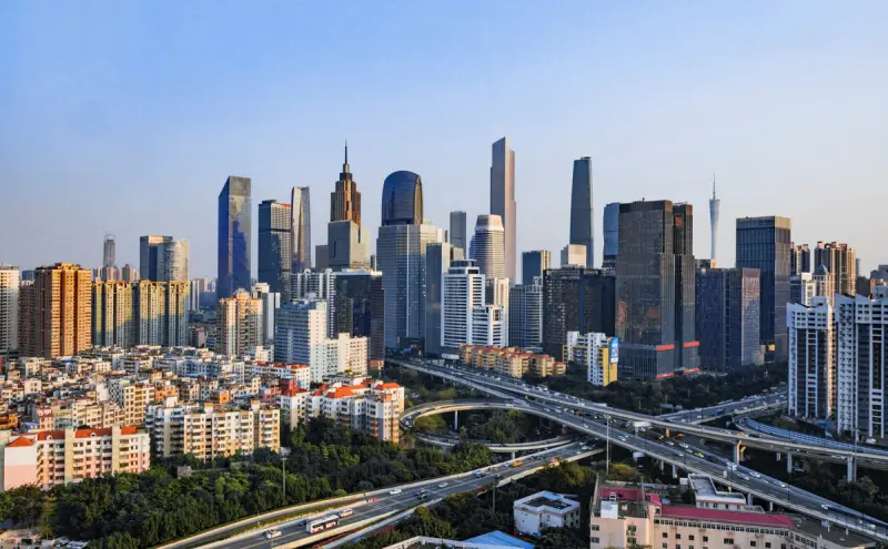 Футуристический город в Китае