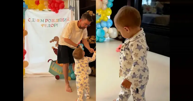 Первый день рождения сына: как Александр и Виктория Петровы отметили праздник