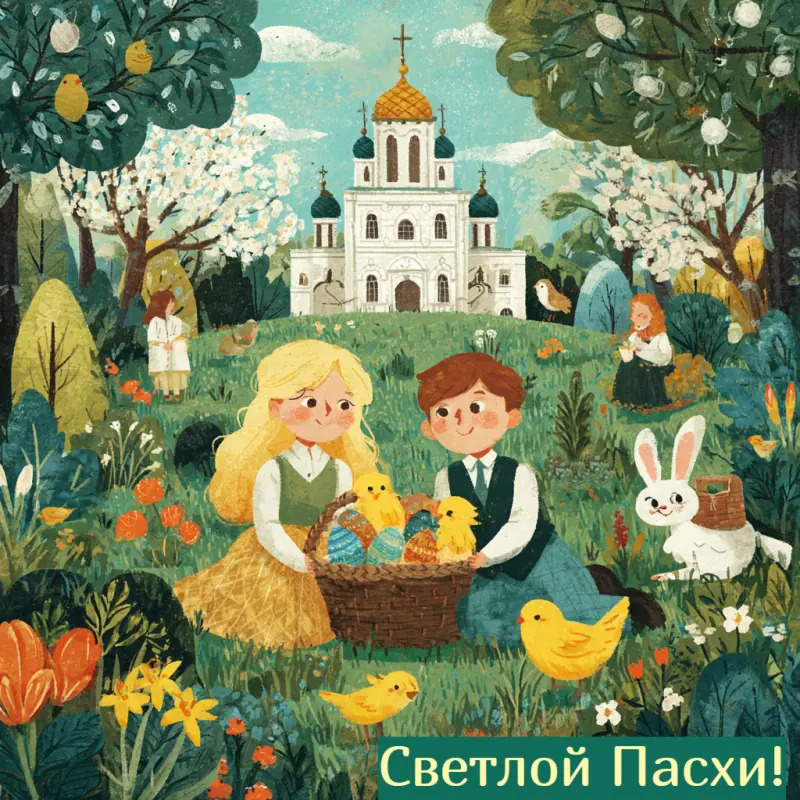 Создаем уникальные пасхальные открытки с нейросетями: готовые промты