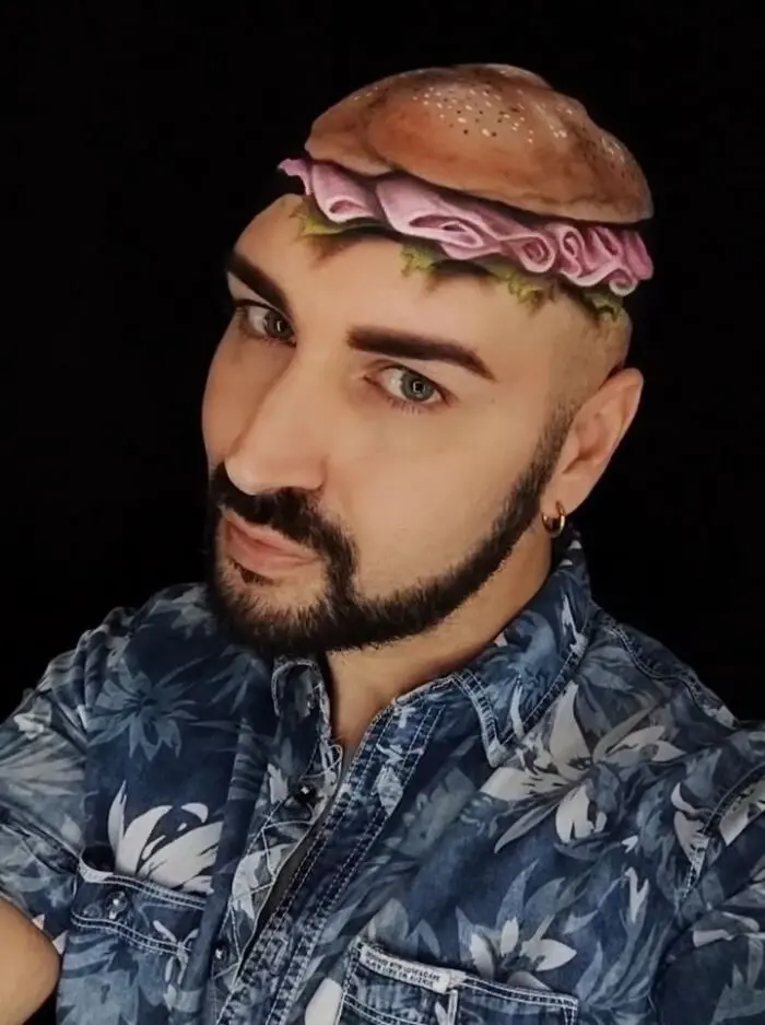 Иллюзорные лица: как Лука Луче превращает кожу в трёхмерные картины