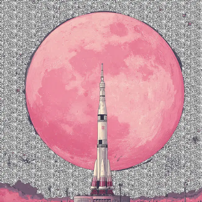 Мерцающие звезды в открытках: 15 гифок ко Дню космонавтики