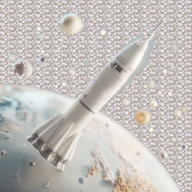 Мерцающие звезды в открытках: 15 гифок ко Дню космонавтики