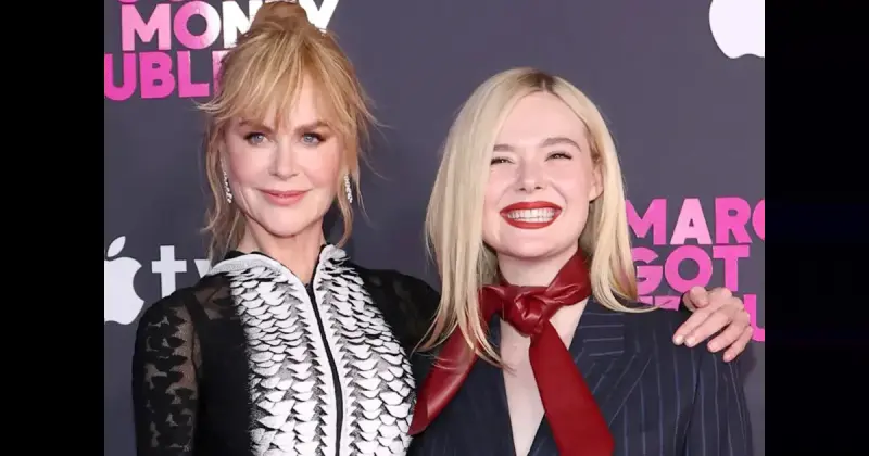 Звездный дуэт на красной дорожке: Кидман и Фаннинг представили новый сериал