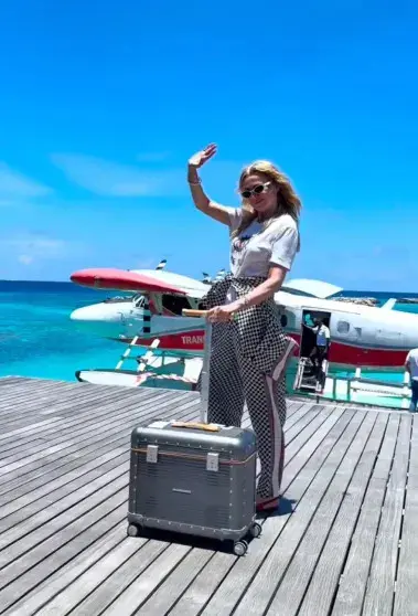 Семейный отдых Рудковской и Плющенко: новые кадры с Мальдив