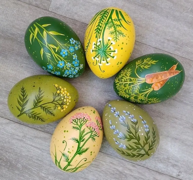 Топ-30 невероятных идей для росписи пасхальных яиц: от космоса до цветов