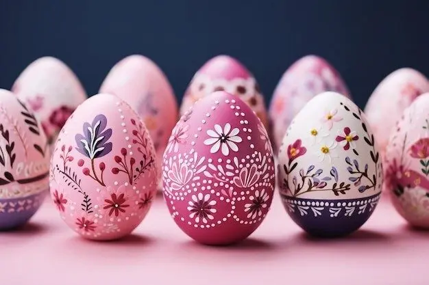 Топ-30 невероятных идей для росписи пасхальных яиц: от космоса до цветов