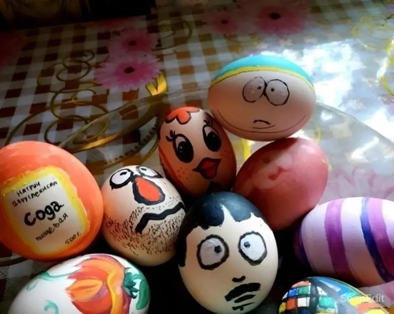 Топ-30 невероятных идей для росписи пасхальных яиц: от космоса до цветов