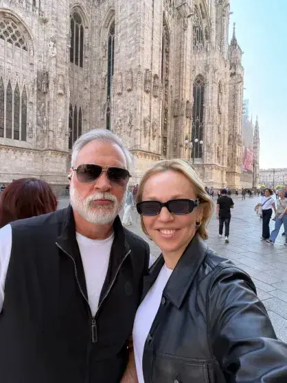 Альбина Джанабаева отметила 47-летие в Милане с Валерием Меладзе