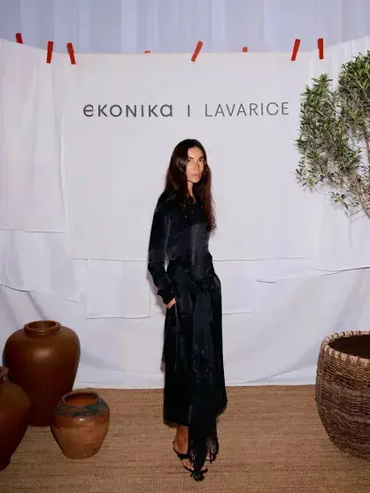 Звездный состав на презентации модной коллаборации Ekonika x Lavarice