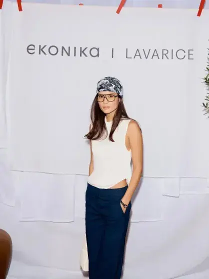 Звездный состав на презентации модной коллаборации Ekonika x Lavarice