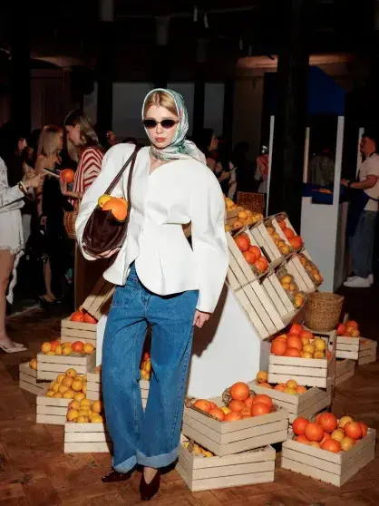 Звездный состав на презентации модной коллаборации Ekonika x Lavarice