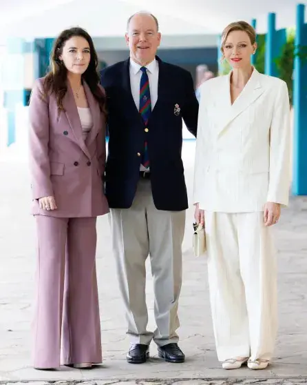 Княжеская семья Монако на финале теннисного турнира Rolex Monte-Carlo Masters