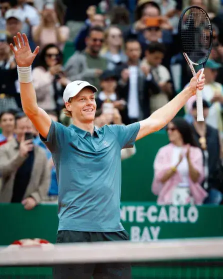 Княжеская семья Монако на финале теннисного турнира Rolex Monte-Carlo Masters