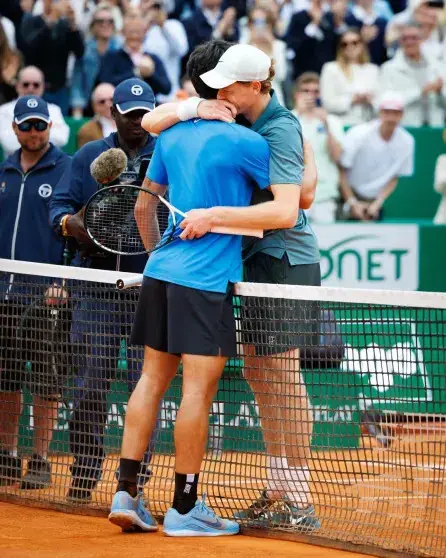 Княжеская семья Монако на финале теннисного турнира Rolex Monte-Carlo Masters