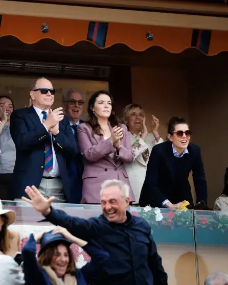 Княжеская семья Монако на финале теннисного турнира Rolex Monte-Carlo Masters