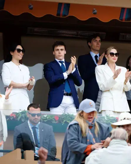 Княжеская семья Монако на финале теннисного турнира Rolex Monte-Carlo Masters