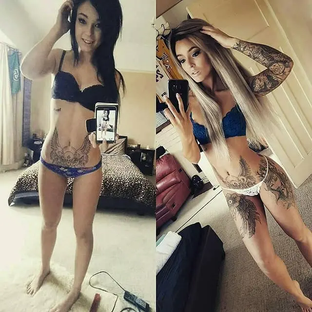 Симпатичные девушки с татуировками