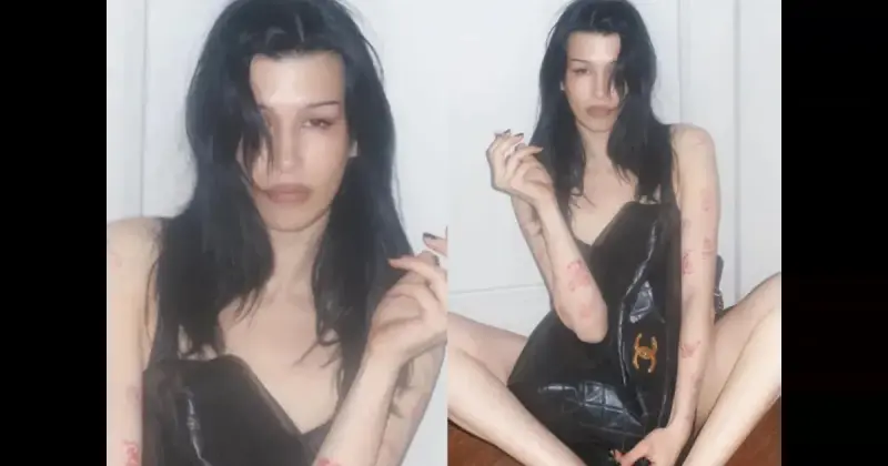 Провокационный кадр: падчерица Урганта снялась в нижнем белье с сумкой Chanel