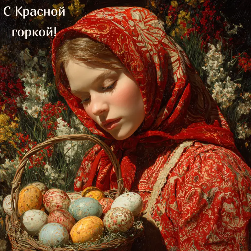 Красивые открытки на Красную горку 2026: скачать и поздравить близких