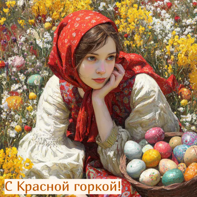 Красивые открытки на Красную горку 2026: скачать и поздравить близких