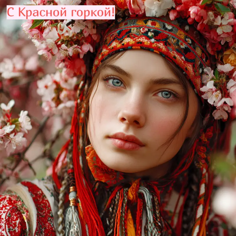 Красивые открытки на Красную горку 2026: скачать и поздравить близких