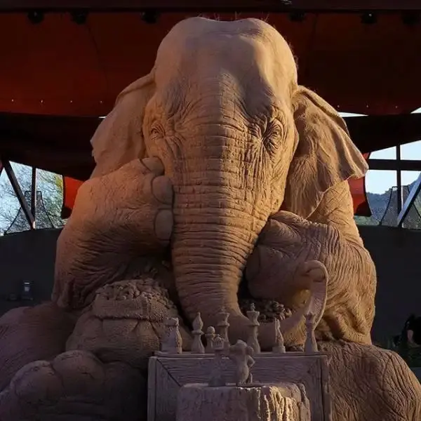 Песочные шедевры: 24 невероятные скульптуры из песка