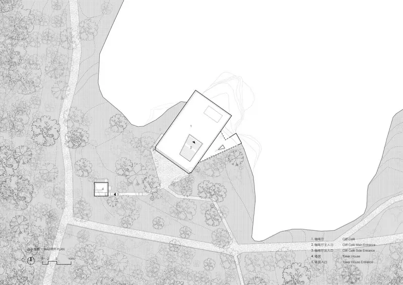 Дом-башня и кафе на краю скалы: архитектурный шедевр в Китае