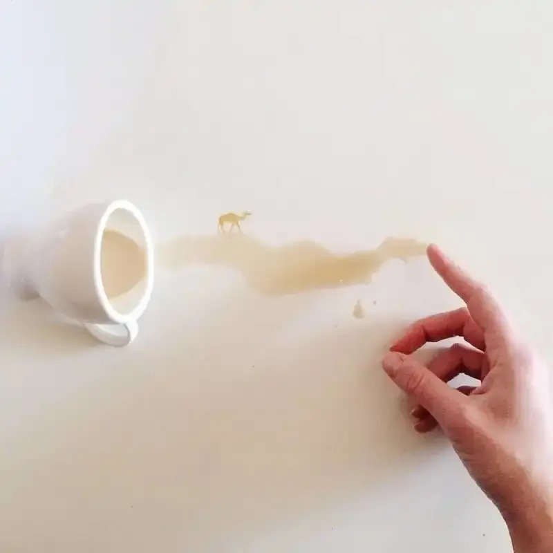 Кофейные шедевры: как художница превращает пролитый кофе в искусство