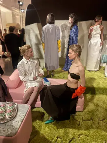 Звёздный состав на показе Valentin Yudashkin в Москве