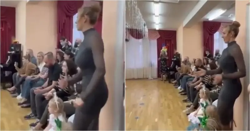 «Раз-два-три!»: воспитательница в детском саду показала, как надо поддерживать малышей на утреннике, и это покорило всех