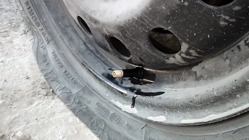 Быстрая замена вентиля на колесе без снятия шины