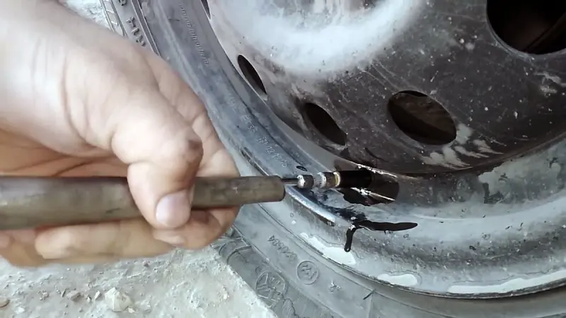 Быстрая замена вентиля на колесе без снятия шины