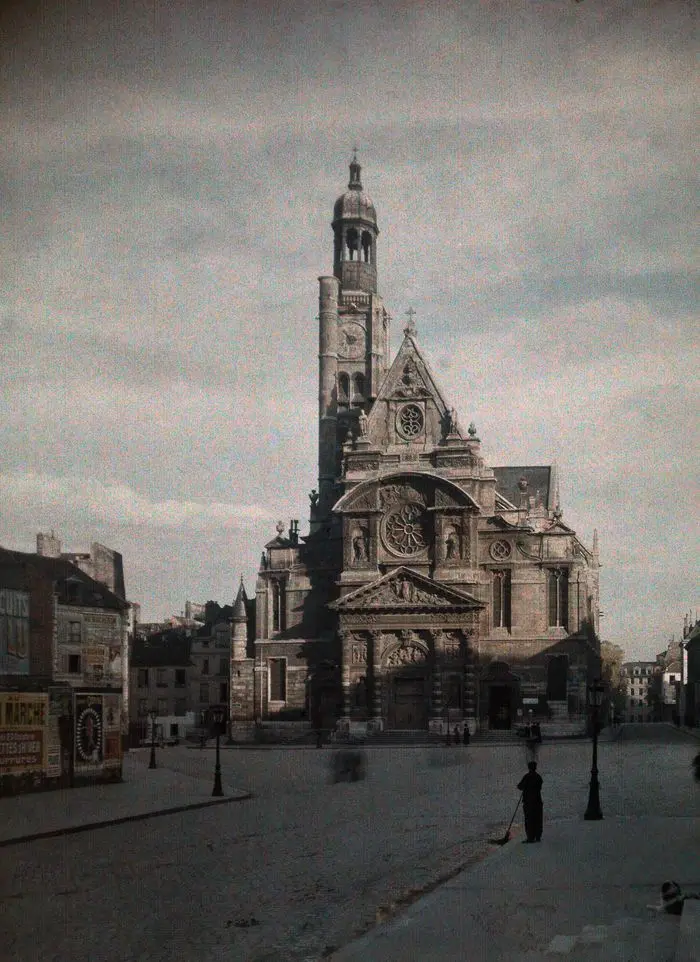 Париж столетней давности в цвете: как выглядел город в 1923 году