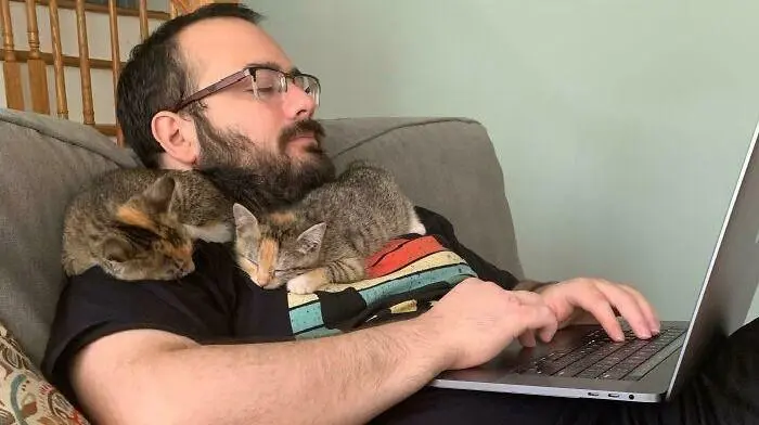 Победители в номинации «Самые смешные питомцы и их люди»