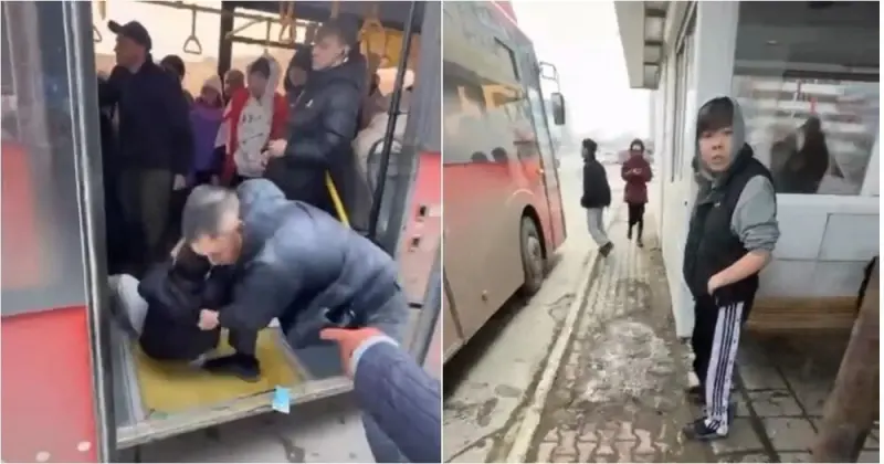 Урок вежливости из 90-х: В Якутии пассажир выставил из автобуса матерящихся зумеров, плюнувших на пол