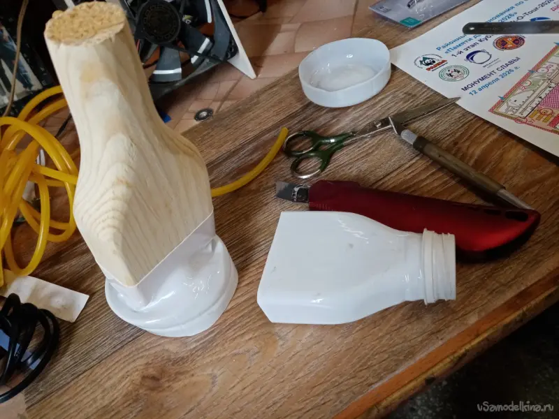 Вторая жизнь молочной бутылки: Как сделать мотораму для «летающего крыла» в классе Open Combat