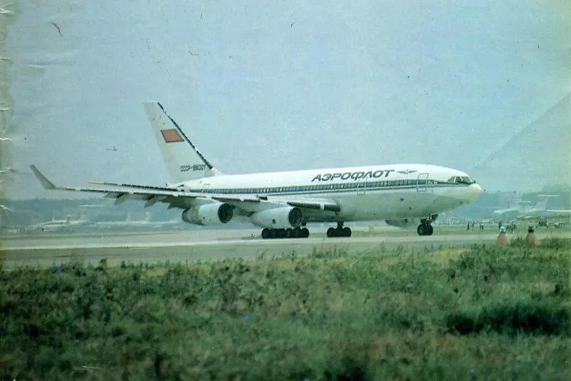 Ил-96 на взлете