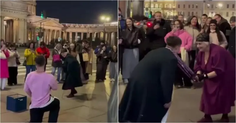 Бабушка-танцор: как петербурженка устроила шоу на Невском и покорила интернет